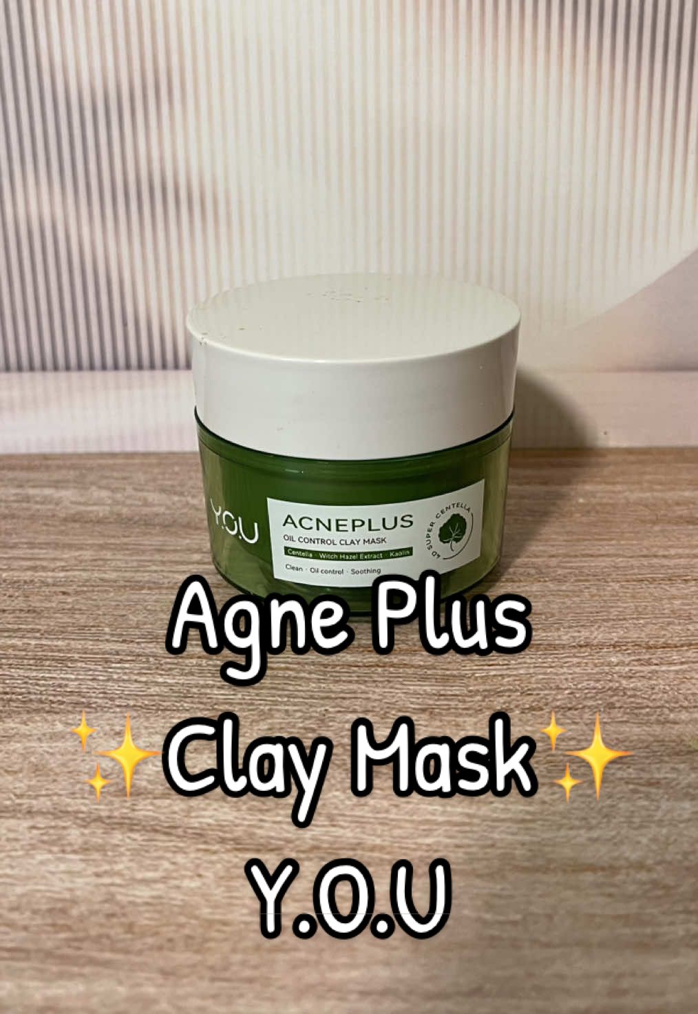 Agne Plus Oil Control Clay Mask dari YOU emang bener2 top #claymask #maskerjerawat #bruntusan #jerawat #komedo 