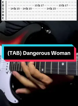 Membalas @RZQNKHANA (TAB) Dangerous Woman || Ariana Grande Guitar from @Donner Music  #donnersoundwaves #donnermusic #Primeday2025 #dst100s 