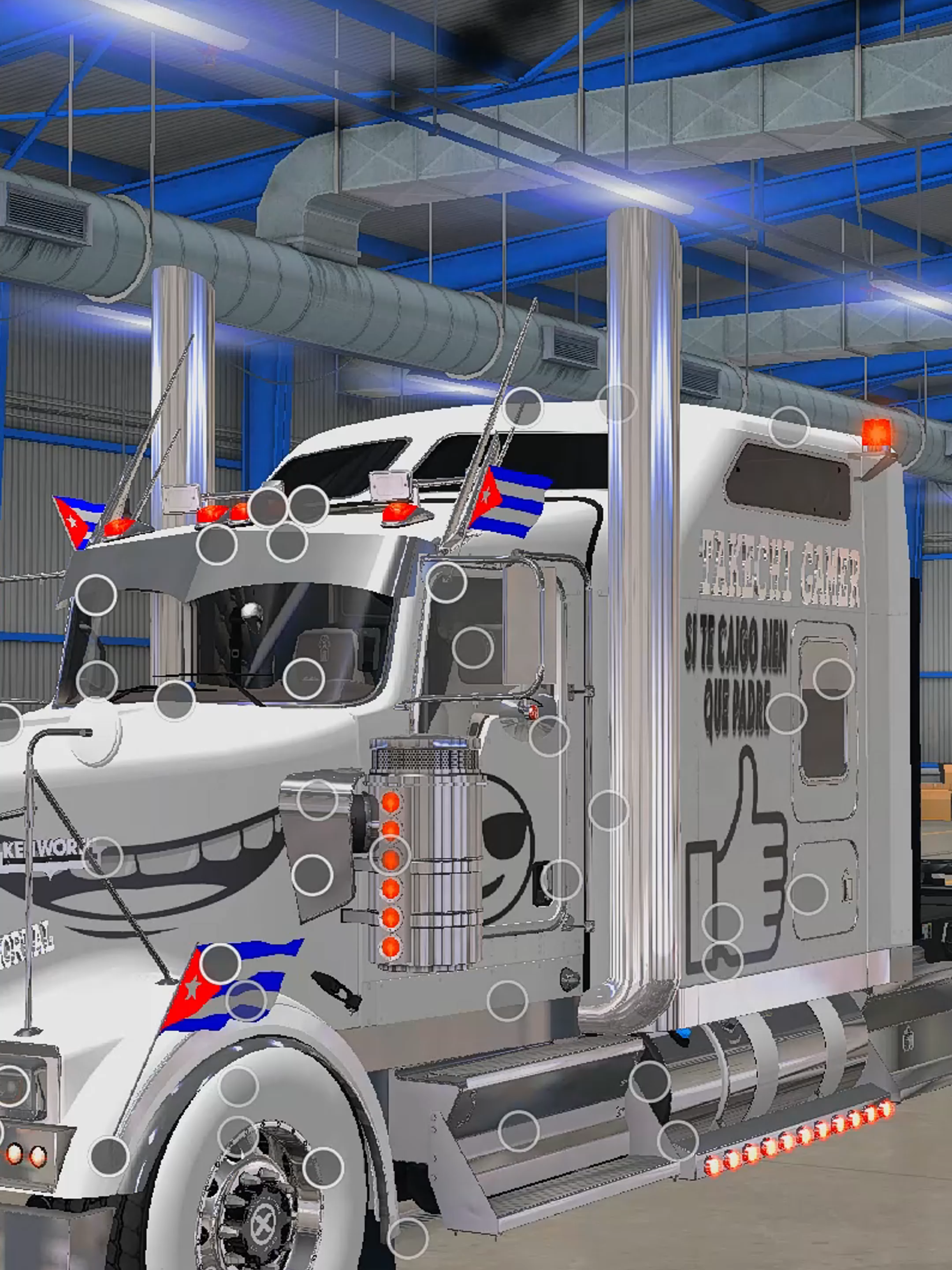 Mods Review del  W900 @ghost_mortal_truckgt #americantrucksimulator #ats #camiones #fyp #viral #clips #scs #mod #jugandoentiktok #pocosperolocos😜 #entretenimiento #mikimbines #tunning #pasionporlasmulas💯😎🚛🔊 #takechigamer