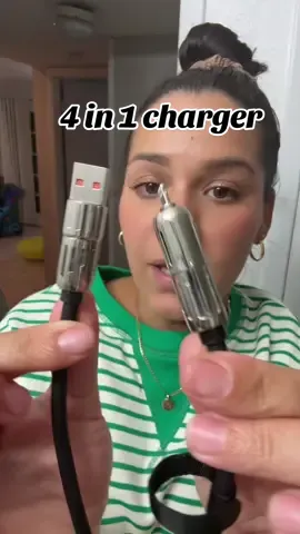 Replying to @Milagro #dealsforyoudays #4en1 #cable #cargador #cargador4en1  #Tech #phone #phonecharger #cargadoruniversal 