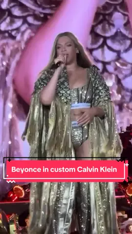 #Beyonce wore custom #CalvinKlein on the latest stop of her #CowboyCarterTour. Hot! Or Hmmm...? 📸IG/Reproduction #beyoncefbd
