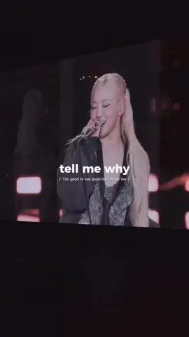 #rosé #toogoodatgoodbyes #toogoodtosaygoodbye #blackpink #deadline 