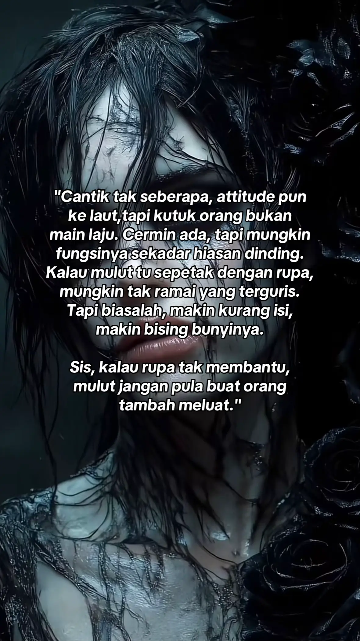 Cantiknya tak seberapa, tapi mengata orang tanpa bercermin muka. #terpalingtersakiti #playingvictim #fyp #xyzbca 