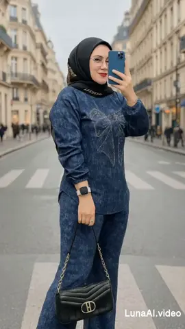 Setelan wanita jeans premium #setelan #setelanwanita #terbaru #fyppppppppppppppppppppppp 