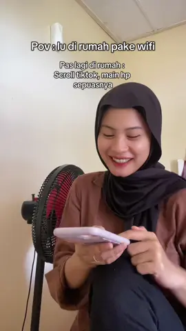 #pov : lu di rumah pake wifi #4u #wifi 
