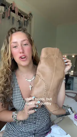and around $60 is such a good deal #boots #sharkboots #fyp #fy #shoes #cowboyboots