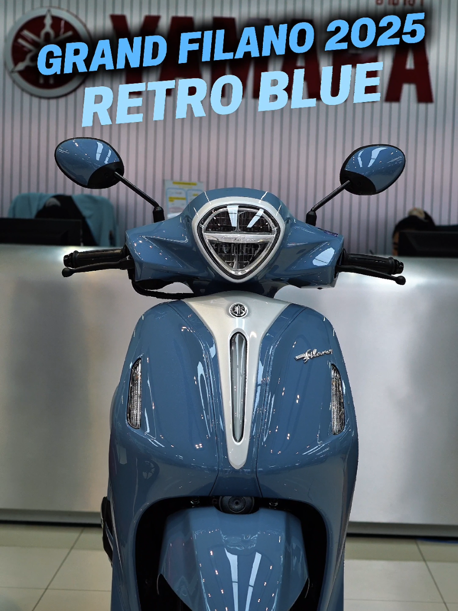YAMAHA GRAND FILANO 2025 Retro Blue #grandfilano #yamahagrandfilano #grandfilano2025 #แกรนด์ฟีลาโน่ #เจริญมอเตอร์เชียงใหม่ 