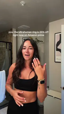 How to get the Ultrahuman ring for 25% off 👀 AMZONCATH10 will stack on top of their 15% off sale! @Amazon #primeday2025 #amazonprime #ultrahumanring #ultrahumanringair 