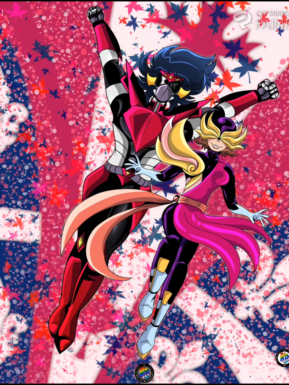 Retro-Canada Celebration SPEEDDRAW  It's a pretty late tradition, but there's nothing too late for having maple leaf PRIDE!    The RETRO-DUO! RETROMAN & SKYRETRO! Going sky high for #CanadaDay celebration!   Music Source: https://youtu.be/S9R3RWA6vXk   Artwork by me, see full HD via my socials.  https://rbcomicsgroup.carrd.co/
