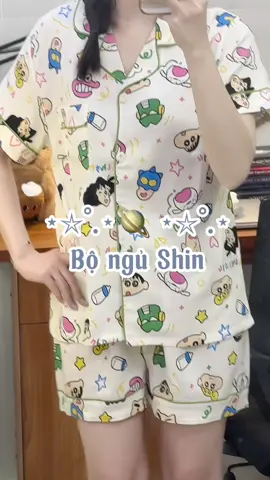 Bộ shin xinh yêu#fyp #xuhuong #viral #donguxinh #pyjama #dongu #moonashop8386 
