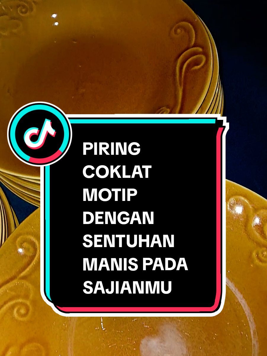 Piring coklat motip tambahkan sentuhan Manis pada sajianmu desainya yang unik dan menggugah selera #piringcantik #piring #piringkeramik   #peralatanrumahtangga #alatrumahtangga #peralatandapur #peralatanmasak #fyp #peralatandapurmurah  #piringkeramiccoklatmotip #piringkeramikukuransedang #piringkeramik #piringcoklat  #jjtrendsekarang #templatecapcut #jedagjedug #trend2025 #jjtipis #jjviral #trendingvideo #fyp #jjkece #xybca #velocity #velocityedit 