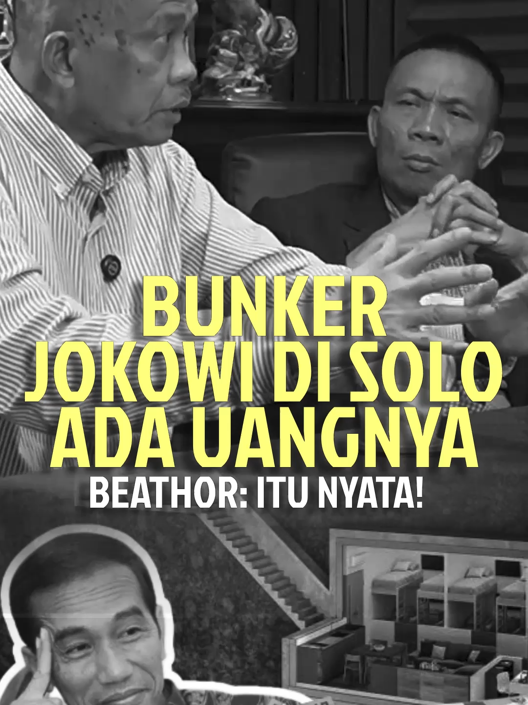 #beathorsuryadiBunker Uang #Jokowiitu Nyata!