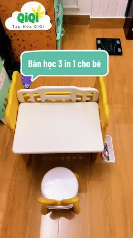 Bàn học 3 in 1 dễ thương cho bé #banhoc #banhocchobe #banhocsinh #banhocgapgon #xuhuongtiktok #viral #taphoaqiqi1 i