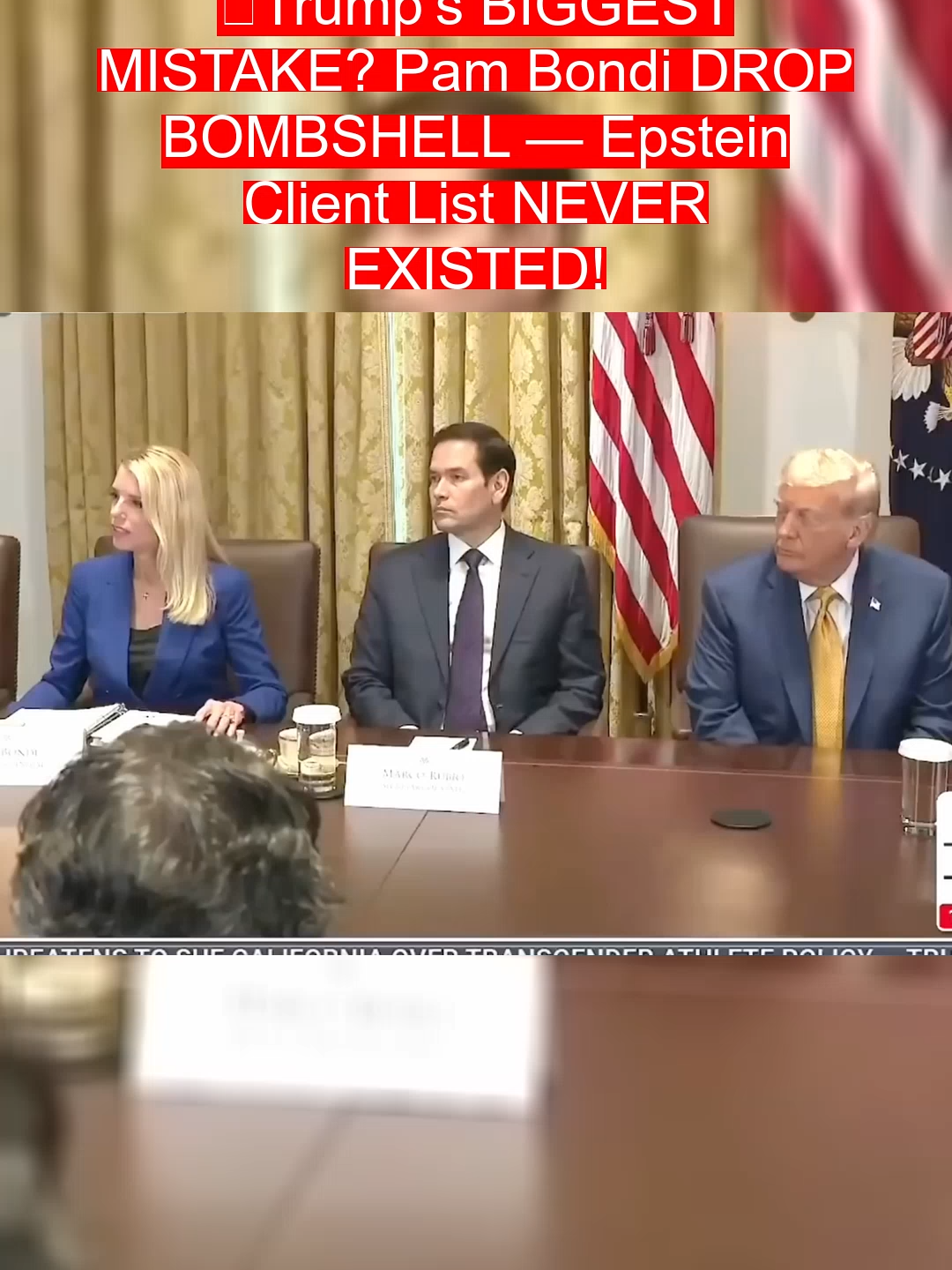🚨Trump’s BIGGEST MISTAKE? Pam Bondi DROP BOMBSHELL — Epstein Client List NEVER EXISTED!