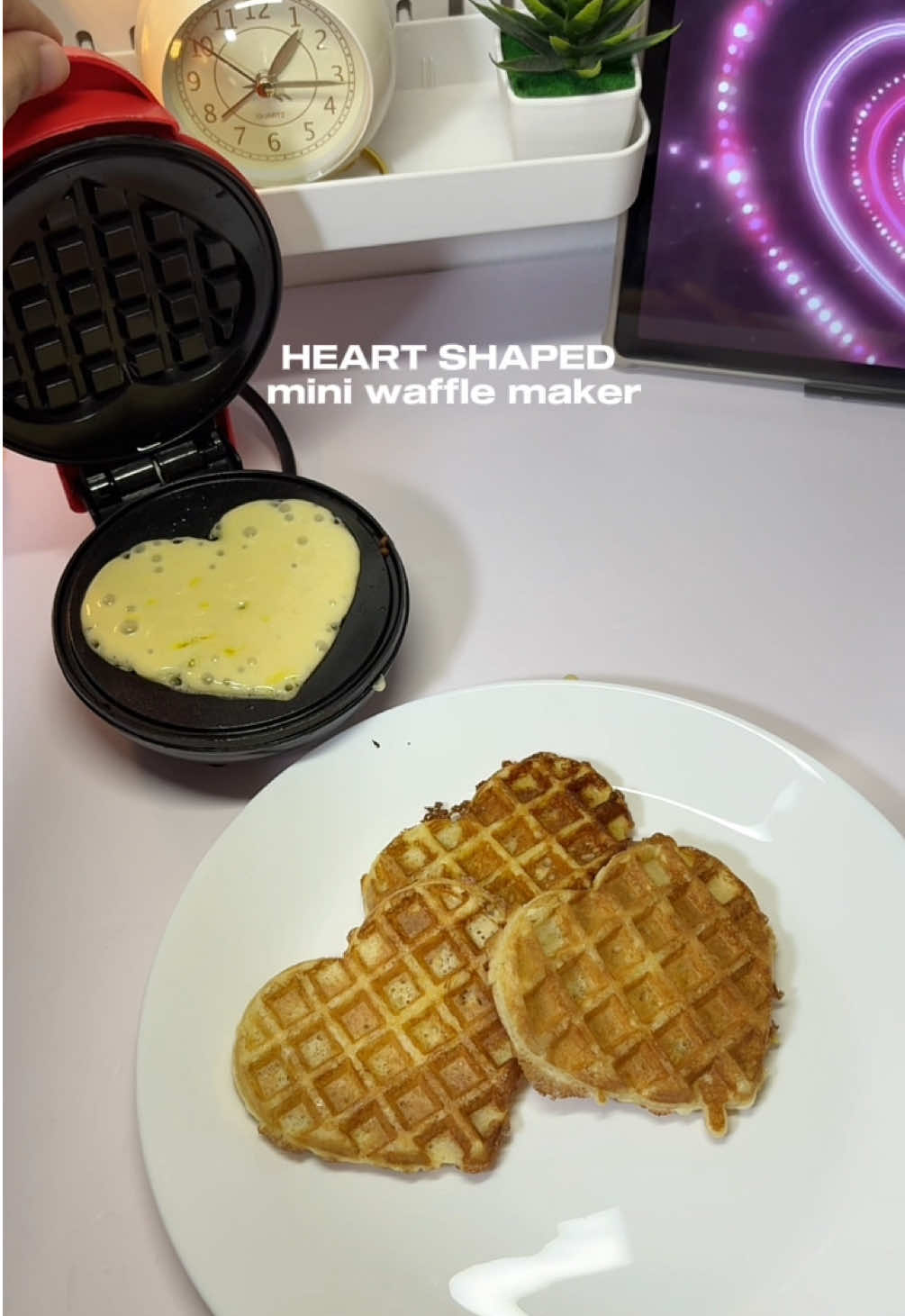 #miniwafflemaker #heartshapedwafflemaker #wafflemaker 