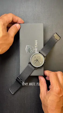 POV: you found the all-black watch you were looking for #watch #wristwatch #cheetahwatch #allblack #fypシ 