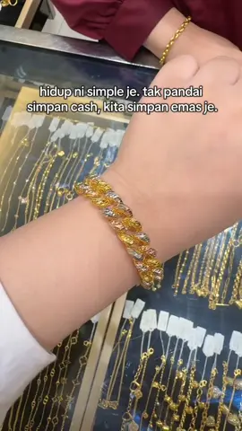 simpan emas lagi untung ye 😍 #dhinarjewelsmalaysiahq #emas916 