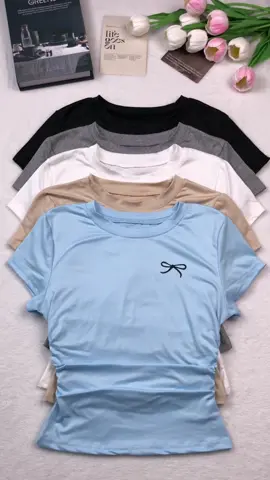 Sweet & Chic!🎀 The cutest tee for any casual look. #basictees #basicteestyling #momfashion #momfashionover30 #tshirt #comfy #perfectfit #fashion #tshirt #oversize #streetwear #womenclothing #3counts #3pack #bowprint #bow #spotlightfinds #spotlightfashion #fallfashion #treasurefinds #tiktokshopblackfriday #Falloutfits #blackfriday #affordablefashion #StreetFashion #comfyclothes #tiktokshoprestock #tiktokshopspringglowup #tiktokshopmothersday #tiktokshopmemorialday #feelingirlwaisttrainer
