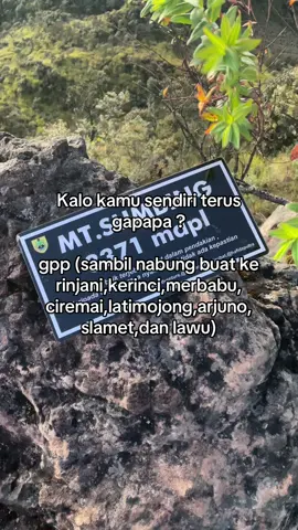 sialnya aku hanya datang sendiri ketempat yang kita rencanakan buat datang berdua #pendakigunung #pendakiindonesia #pendaki #hikingadventures #fyp 