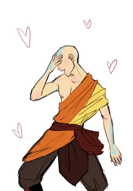 Aang officially asks Katara to be his girlfriend. 😮‍💨❤️  Sokka coached him on the moves.🕺🏼 #avatarthelastairbender #aang #katara #zuko #tophbeifong #sokka #Love #crush #silly 