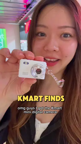 Kmart slayed with this mini digital camera for $29?! Soo smol and cute! #kmart #sydney 