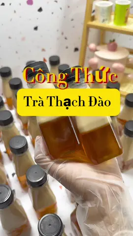 Công Thức Trà Thạch Đào  🍒🍒Phần Thạch Đào  _ 2lit5 nước sôi _ 5 gói trà đào cozy  _ 1gói rau câu dẻo _ 300g đường  🍒🍒Phần Trà Sữa Đào  _ 1lit4 nước sôi _ 15-18goi trà đào cozy  _300g bột sữa  _ 300g đường  🍒🍒Cách Làm Xem Clip  🍒🍒Công Thức 40 chai - Mỗi Chai 4k cost bao gồm luôn tiền chai #chiasekinhnghiem #khoinghiep #LêThư  #tiemnhaan68 #trà_thạch_đào_đóng_chai #trasuadongchai 