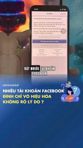 Update Nhiều Tài Khoản Fb Đình Chỉ Vô Hiệu Hoá Không Rõ Lý Do - Nguyên Nhân & Cách Mở Khoá Đơn Giản ? #LearnOnTikTok #thuthuatfacebook #dinhchi180ngay #vohieuhoafacebook #mokhoafaebook #thanhcongnghe 