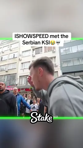 ISHOWSPEED met the Serbian KSI😭💀 #speed #ishowspeed #europe #speedclips #ishowspeedclips #kaicenat #irl #europetour #ishowspeedeuropetour - speed or ishowspeed irl stream in europe tour - ishowspeed in Serbia #serbia #🇷🇸 