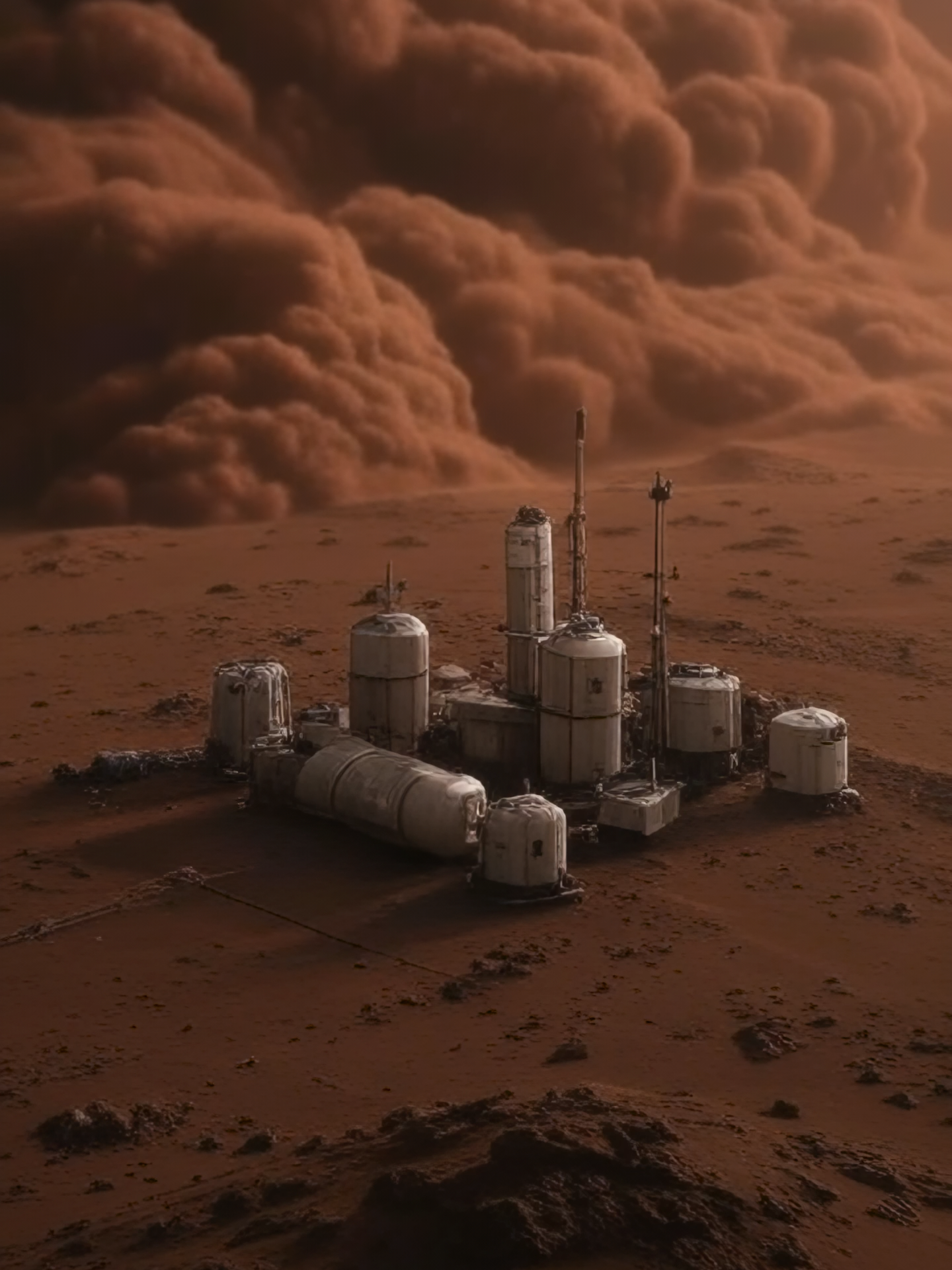 Dust Storm on Mars #space #scifi #mars