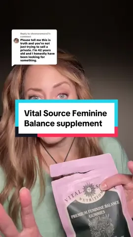 Replying to @sheenaromero3 #vitalsourcenutrition #vitalsource #femininebalance #femininehealth #resultsmayvary #dealsforyoudays 