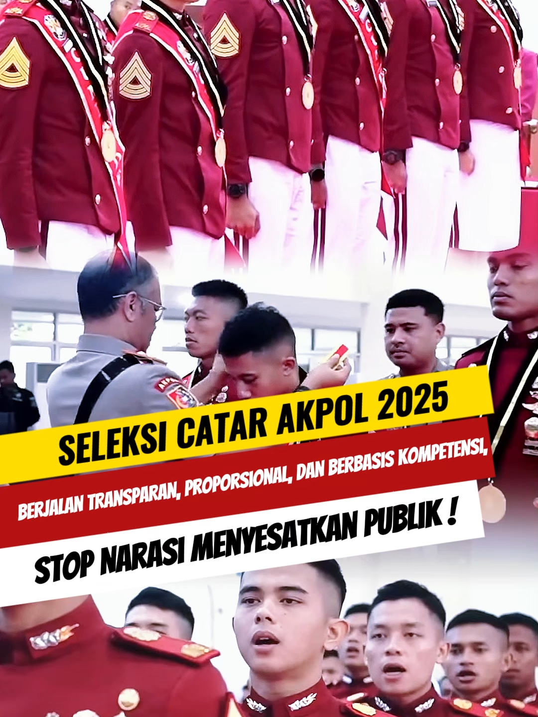 Seleksi Catar Akpol 2025 Berjalan Transparan, Proporsional, dan Berbasis Kompetensi, Stop Narasi Menyesatkan Publik ! #Akpol2025 #TransparanTanpaDrama #PolriUntukRakyat