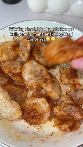 gak inget lagi berapa kali goreng yaa? tapi aslii cimolnya ngembang jadinya banyak bgtt😭🤤 #cimol #cimology 