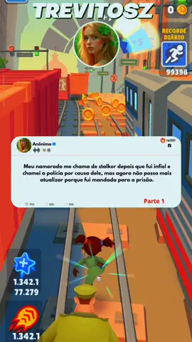 Meu namorado me chama de stalker depois que fui infiel e chamei a polícia por causa dele, mas agora não posso mais atualizar porque fui mandada para a prisão. #relato #relatos 