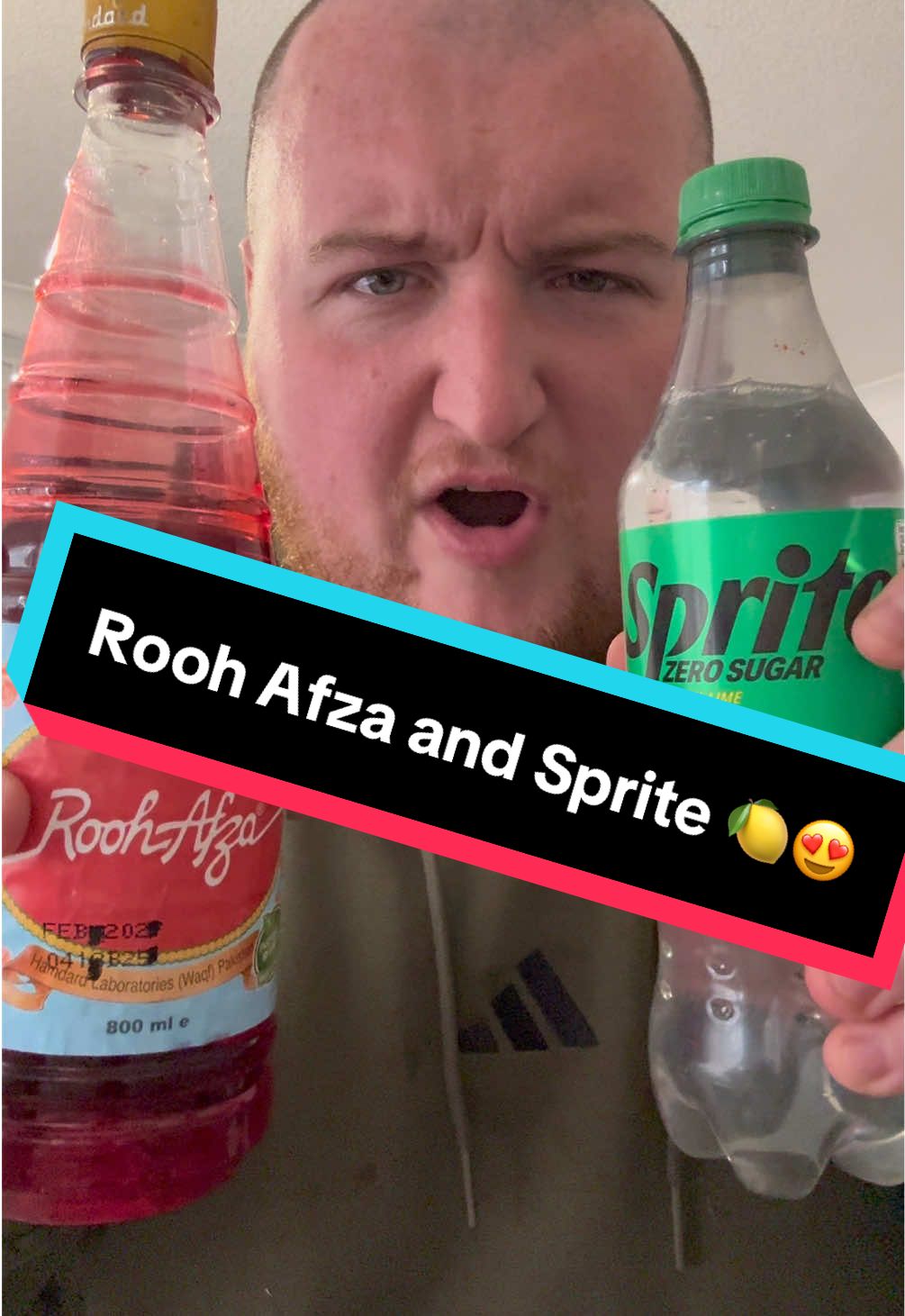 Rooh Afza and Sprite 🍋😍#pakistani #roohafza #drinksoda #sprite #bigste 