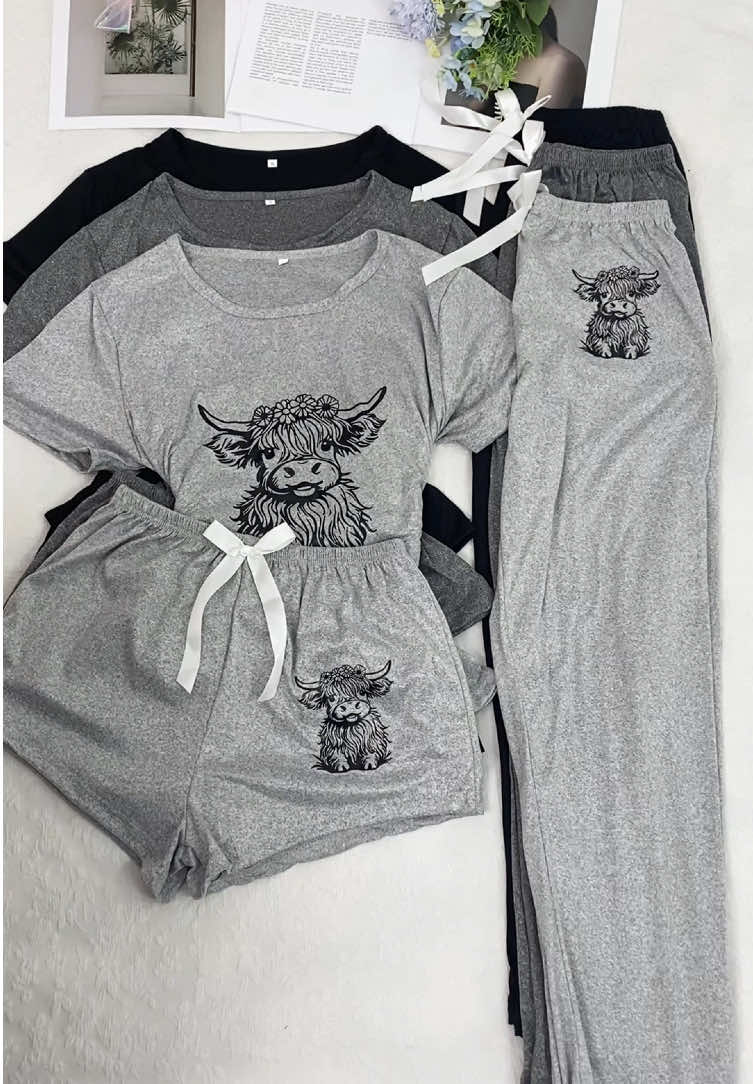 •3pcs Pajama Sets #3pcs #pyjama #pj #tiktokshopsummerturnup #spotlightfinds#Womens #AllOver #Cow #Print #Top #Elastic #Shorts #Pyjama #TwopieceSet #Casual #Comfy #ShortSleeve #PiSet #Ladies #Sleepwear #AI |Seasons#tiktokshoprestock #springoutfit #springfashion #spotlightfinds #Womensfashion #Womenssstyle#fyp #sleep #fp #sleep #tee #comfy #fall #fashion #fypviral #sets #cargopants #loungewear#tiktokshopsummerturnup #spotlightfinds #2pcpajamaset #womensfashion #womensclothing #musthaves #tiktokshopjumpstart #jumpstart #tiktokshop #shortsleeve #trousers #allseason #girls #TikTokShopspringglowup #spotlightfinds #2pieceset #sleepwear #pajamaset #fashion #comfortable #cowprint #TikTokShopMothersDay #TikTokShopRestock #TikTokShopSummerTurnUp #dealsforyoudays