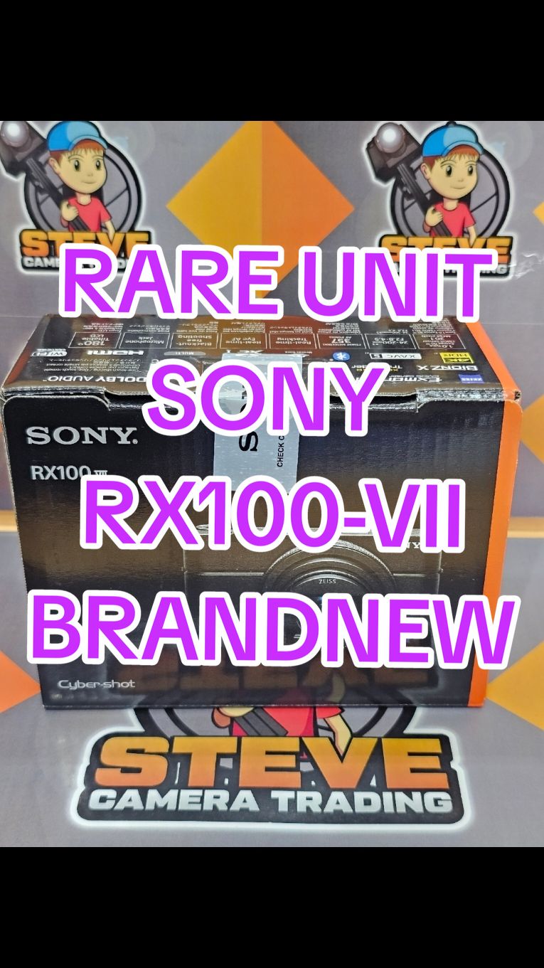 📸SONY RX100 MARK-VII 👉BRANDNEW SEALED 1YEAR WARRANTY #sony #sonyrx100vii #rx100 #sonyphotography #digitalcamera #brandnew #stevecameratrading #compactcamera #digicam 
