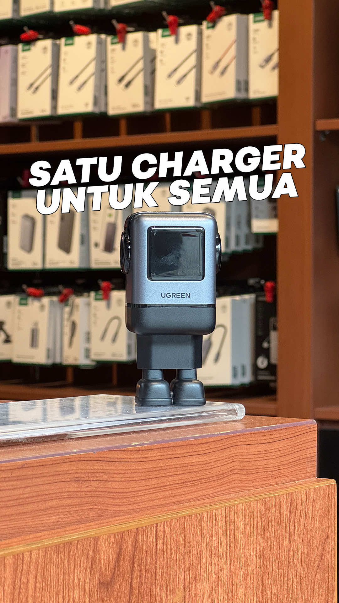 Ngecharge rame rame tanpa takut meledak🤯 Nggak cuma lucu, Ugreen UNO 100W ini juga bisa ngecharge banyak devoce dalam satu waktu tanpa ribet!🥰 In Frame  Product: - Ugreen UNO Charger 100W Ugreen Official Indonesia, Garansi 24 Bulan Ganti Baru #JanganSalahToko #UgreenbyUniTAG 