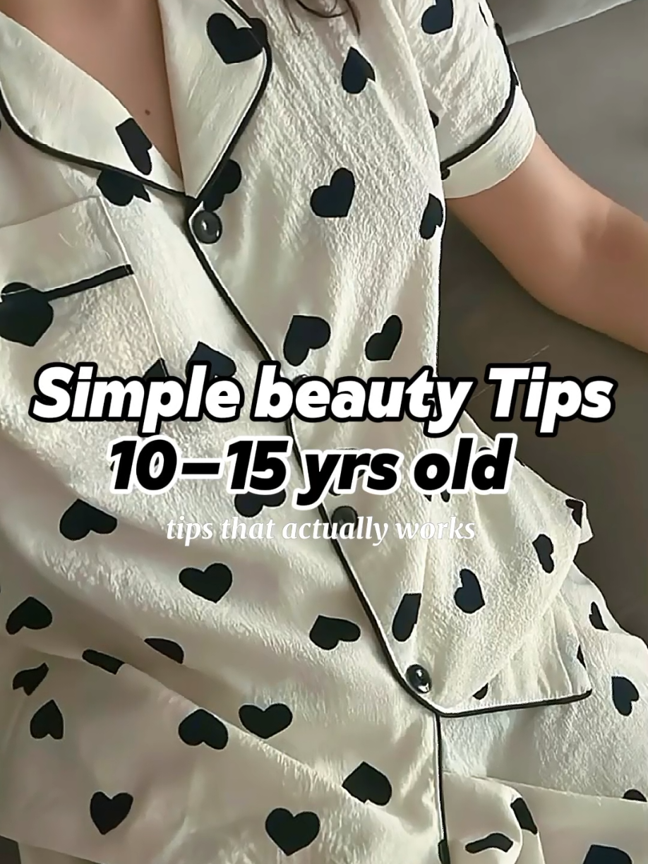Simple beauty tips for 10_15 yrs old ✨#uk #tiktok #kpop #fyp 