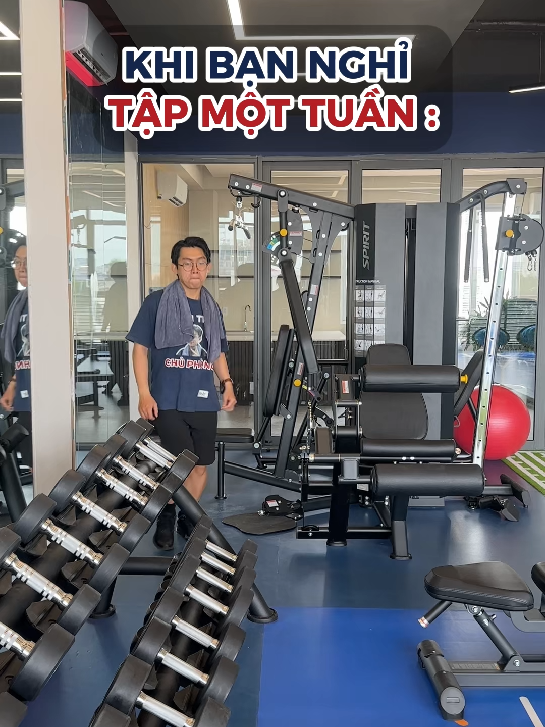 KHI BẠN NGHỈ TẬP MỘT TUẦN : #nugym #fitness #gym