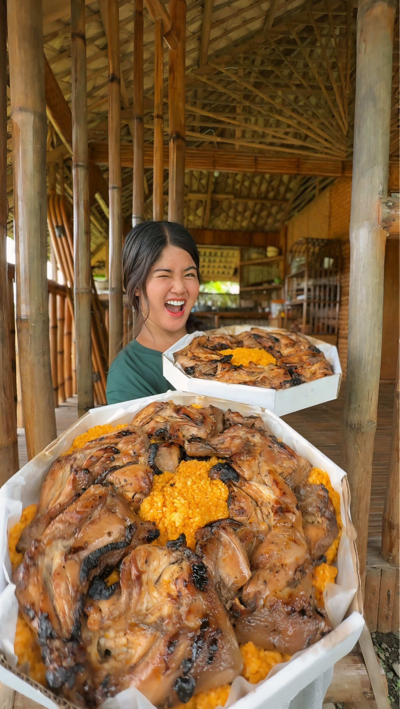 Chicken Inasal salu-salo dine sa bukid 🛖🌾| Grabe ang solb namin sa @Mang Inasal PH  #SOLBnaSOLBsaMangInasal #KaingMangInasal #ILoveMangInasal #kamangyan 