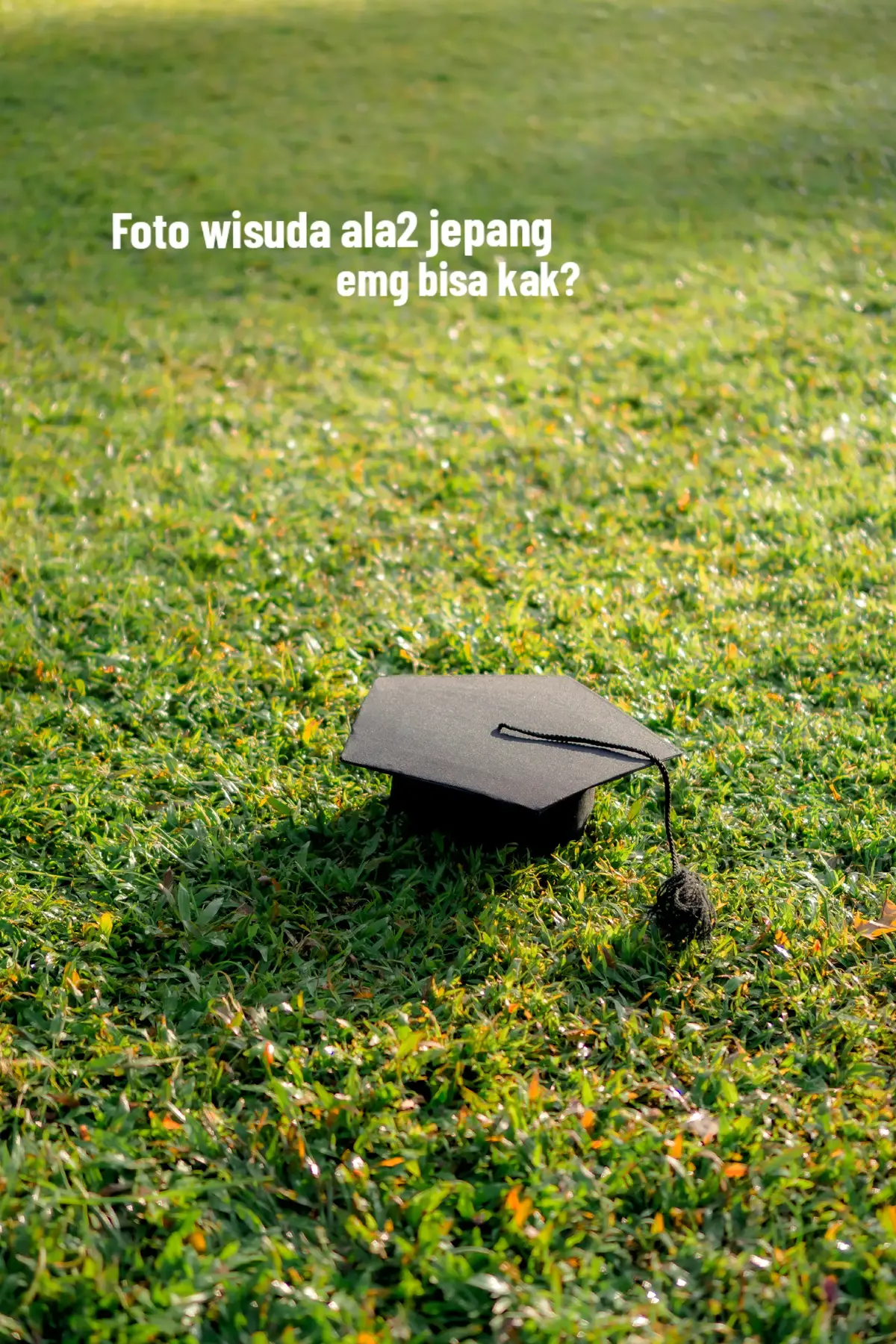 Foto wisuda tapi dengan request tema anime jepang emg bisa ya?  . . #fotografertiktok #graduation #wisuda #anime #wisudamalang 