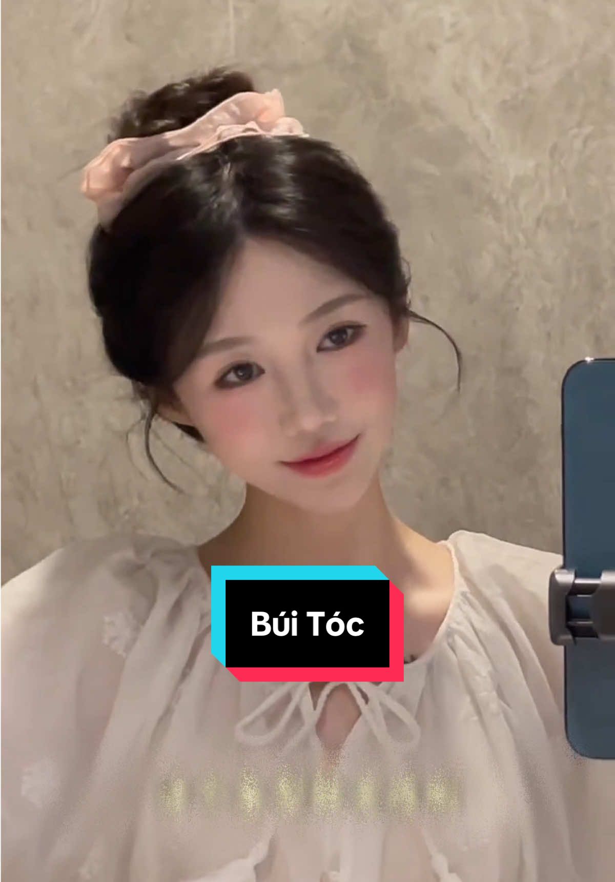 Hướng dẫn kiểu búi tóc đơn giản dễ thương mùa hè #xuhuong 