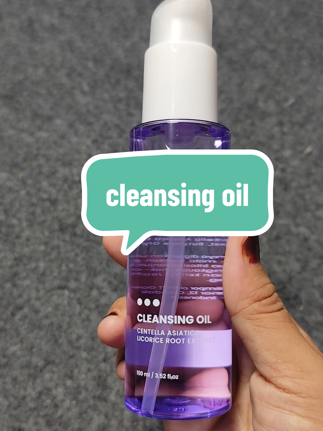 cleansing oil by @theoriginote #theoriginote #oil #cleansingoil #doublecleansing 
