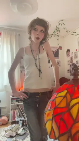 draft cause i’m sad #fyp #viral #wlw #tiffanylamp #artnouveau #wimsical #coneyislandbaby