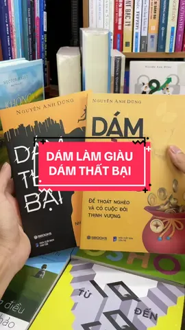 Dám Làm Giàu & Dám Thất Bại – bộ 2 cuốn sách về tư duy làm giàu và tài chính cá nhân mà ai cũng cần có. Bạn mơ ước làm giàu, nhưng sợ thất bại? Bạn muốn thành công, nhưng lại ngại rủi ro? Bộ sách “Dám Làm Giàu & Dám Thất Bại” chính là bí kíp dành cho những ai khao khát bứt phá giới hạn và làm chủ vận mệnh tài chính của mình! “Dám Làm Giàu” – Khơi dậy tư duy hành động của người thành công, chỉ rõ những lối đi không dành cho kẻ ngồi yên chờ cơ hội. “Dám Thất Bại” – Giúp bạn hiểu rằng thất bại không phải kết thúc, mà là bàn đạp mạnh mẽ để trưởng thành, sáng suốt và bản lĩnh hơn trên hành trình chạm tới thành công. Bộ sách truyền cảm hứng, thực tế, thẳng thắn và đủ “nhiệt” để đánh thức con người mạnh mẽ trong bạn.#tiemsachbinhyen #sachhay #sach #BookTok #reading #damlamgiau #damthatbai 