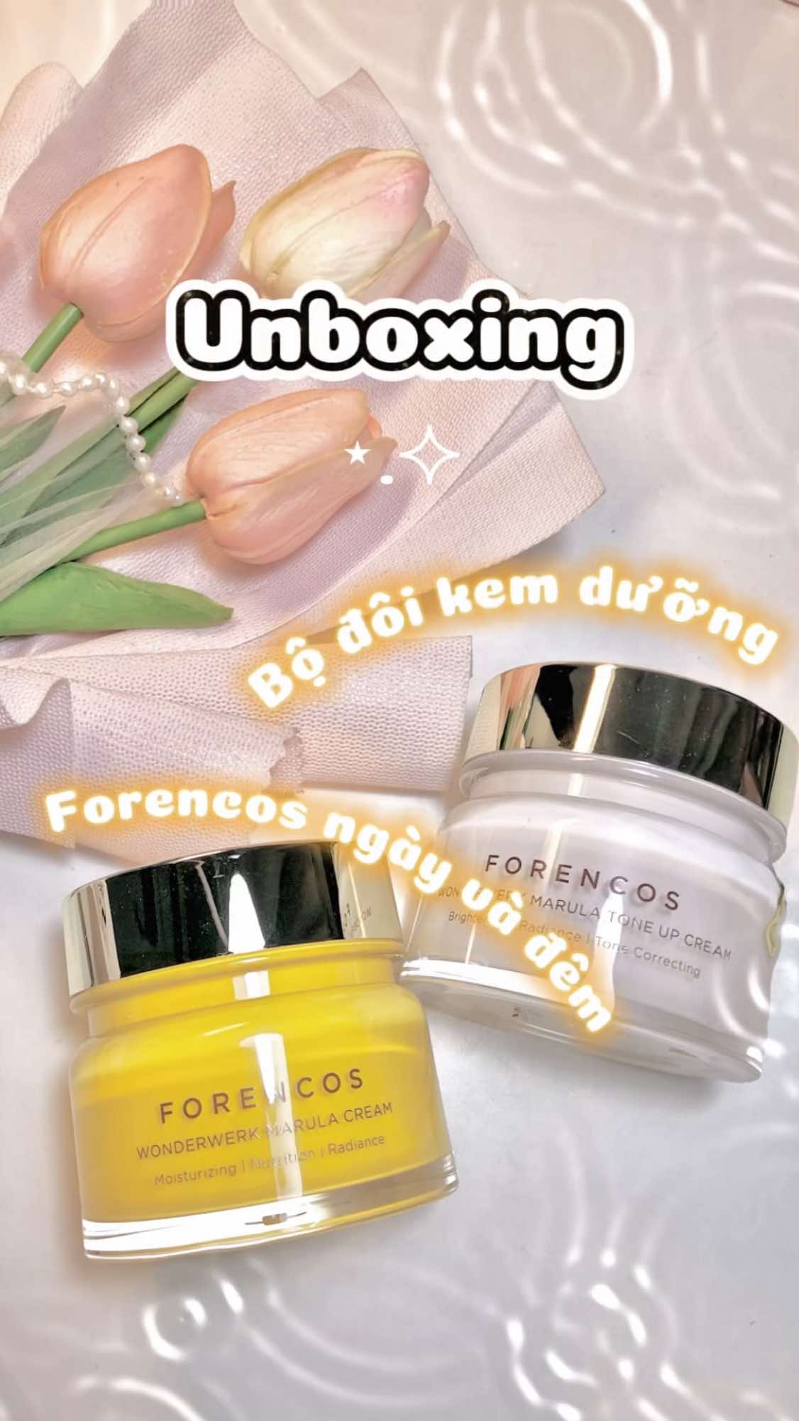 Bộ đôi dưỡng trắng dưỡng ẩm quốc dân #forencos #unboxing #review 