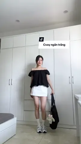 Mãi đẩy đơn váy màu trắng #goclamdep 