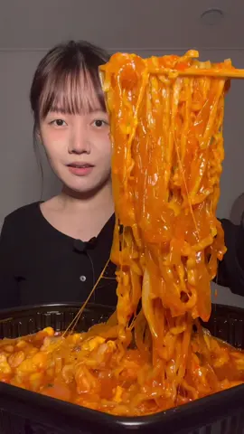 Buldak with glass noodles💕 두찜 불닭로제찜닭 먹방! #buldakramen #mukbangeatingshow #eatingasmr #먹방 