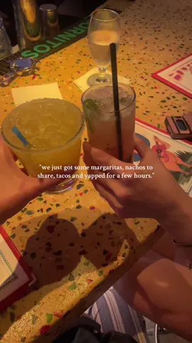 sometimes you just needs margs and good conversation on a Tuesday night.  #kasiamoniquecontentcreator #phillycontentcreator #elvez #phillythingstodo #mydreamdate #huda #LoveIsland #phillyplacestoeat #mexicanfoodphilly #margaritas #nachosandtacos #tacotuesday 
