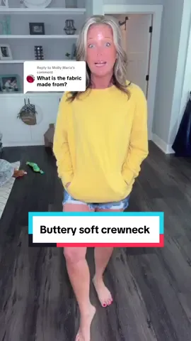 Replying to @Molly Maria   I wish you could feel this material through the phone. This crewneck sweatshirt is so good!!😎🎉🤩  #crewneck #sweatshirt #sweatshirts #womensfashion #trendingfashion #momfashion #outfitideas #springfashion #cozy #comfyclothes #tiktokshopcreatorpicks #dealsforyoudays 